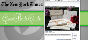 Green Bride Guide CEO, Kate Harrison, in The New York Times